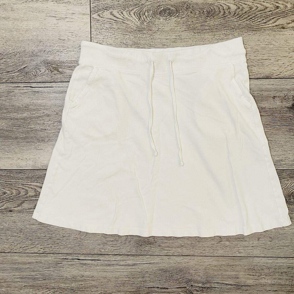 J. Crew Sweat Shirt Fabric Mini Skirt Size Small Tennis Prep Minimalist Preppy